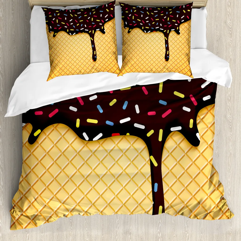 Set Letto Matrimoniale ABAKUHAUS Cioccolato: Igiene e Design 3D