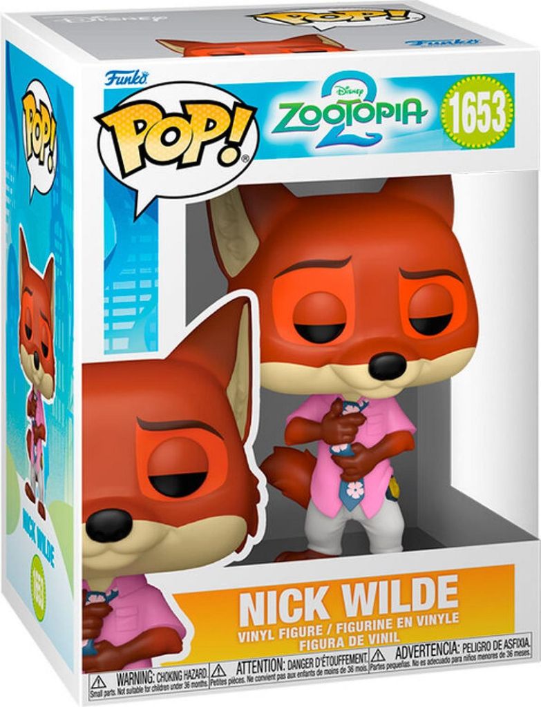 FUNKO POP! Winylowa Figurka Disney Zoomania 2 Nick Wilde Zdjęcie produktu 