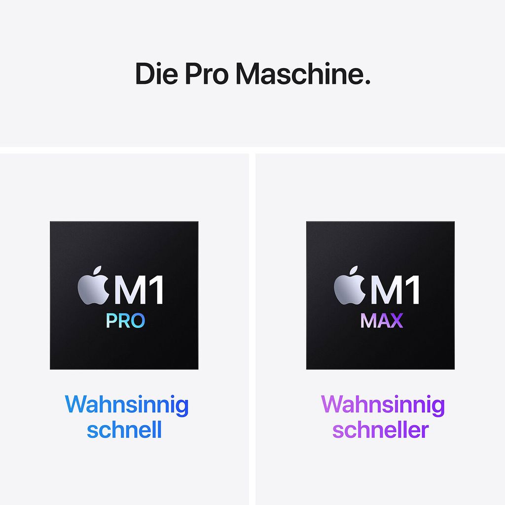 MacBook Pro 16 Zoll space grau, 2021, Apple M1 Pro, 16GB, Produktbild 14