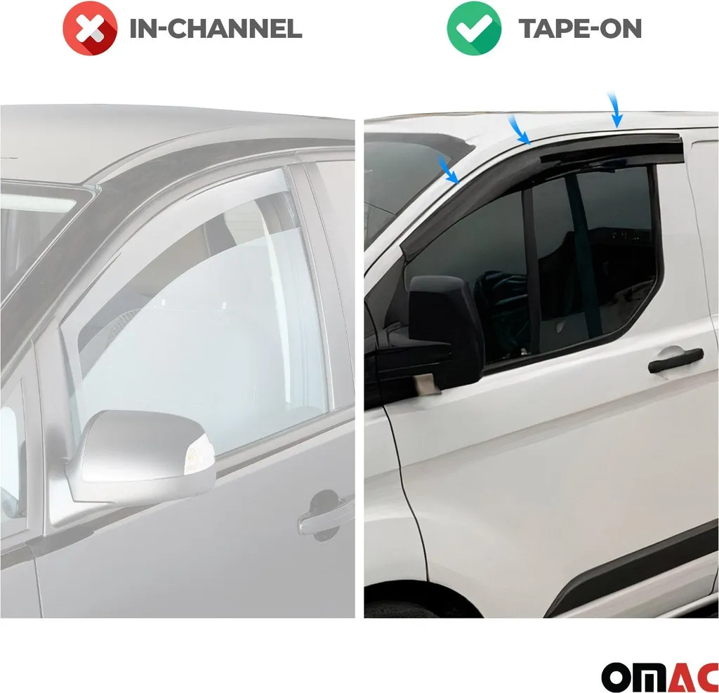 Déflecteurs de vent teintés anti-bruit pour Boxer et Jumper - 3