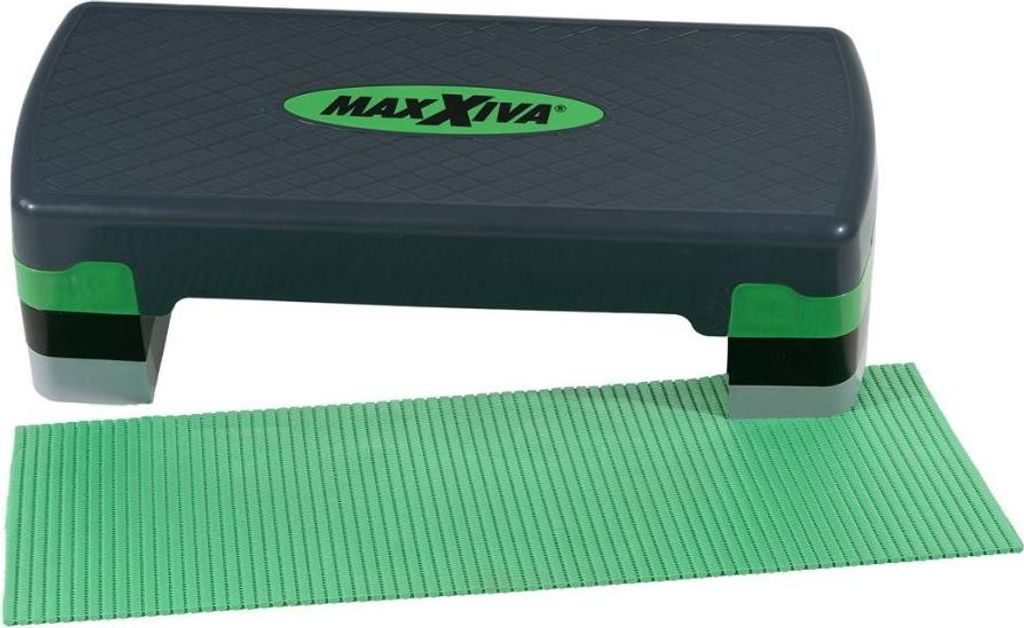 MAXXIVA fitness stepper, výškovo nastaviteľný, zelená Obrázok produktu 