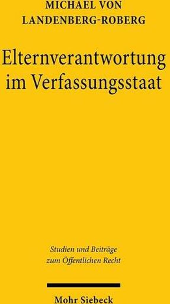 Elternverantwortung im Verfassungsstaat