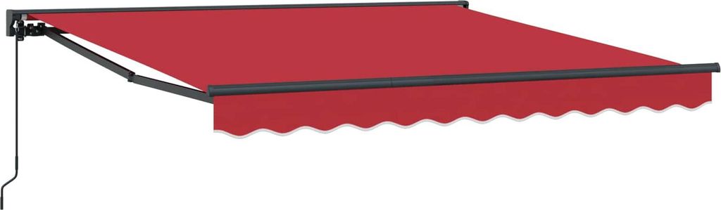 Markisenrahmen Rot 300 x 250 cm Polyester mit PolyurethanBeschichtung