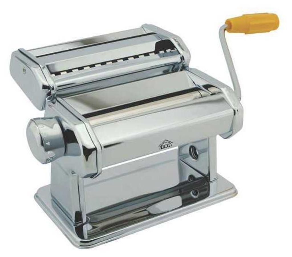 DCG Eltronic PM1500, Manuelle Nudelmaschine, Stahl, Edelstahl