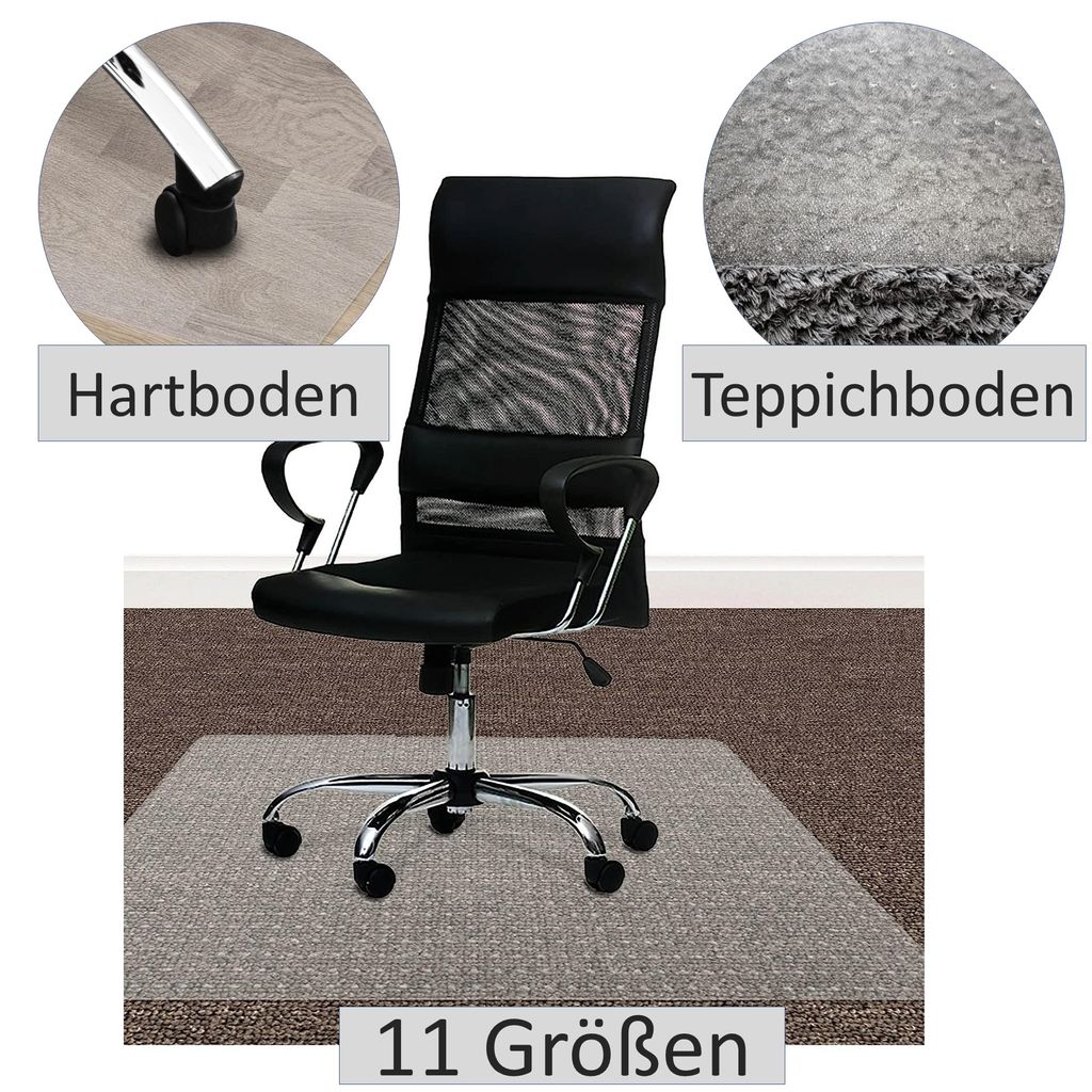 Bodenschutzmatte, Teppichboden, Polycarbonat