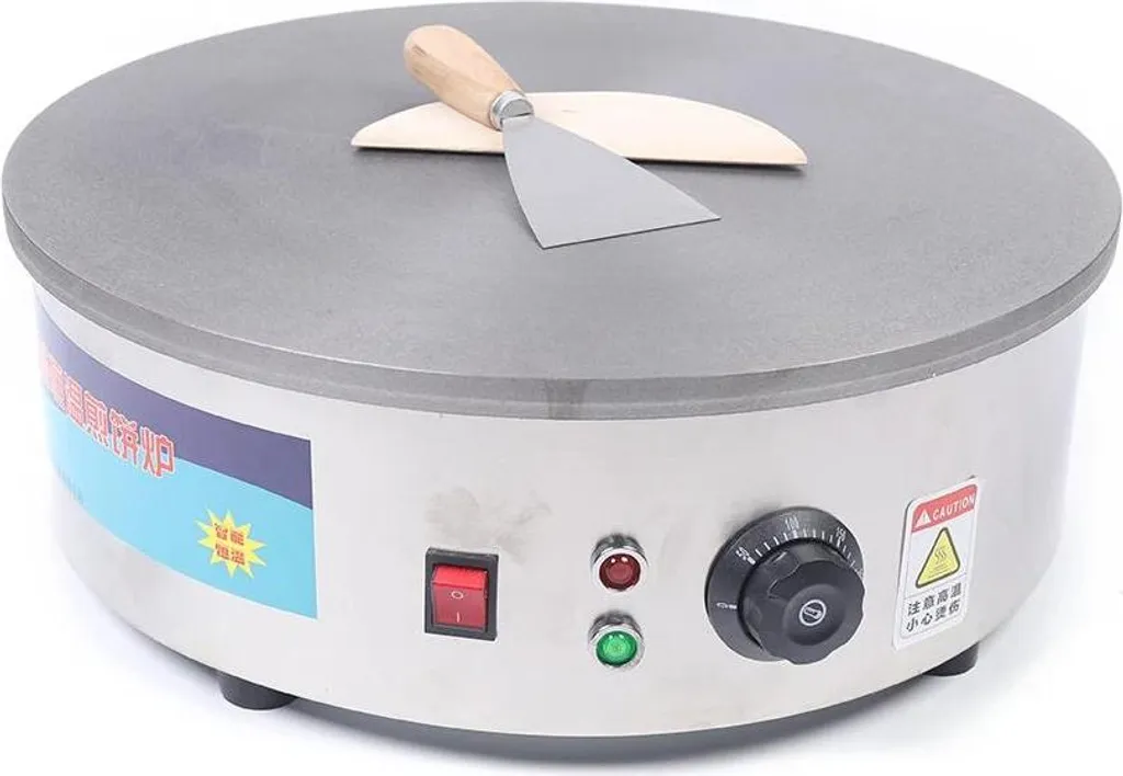 Crêpière électrique SX-450P - 2800W - Surface Antiadhésive Blanche