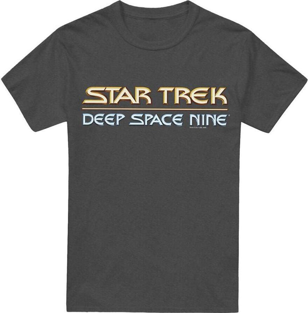Star Trek - "Deep Space Nine" T-Shirt für Herren/Damen Uni TV17605 (M) (Holzkohle)