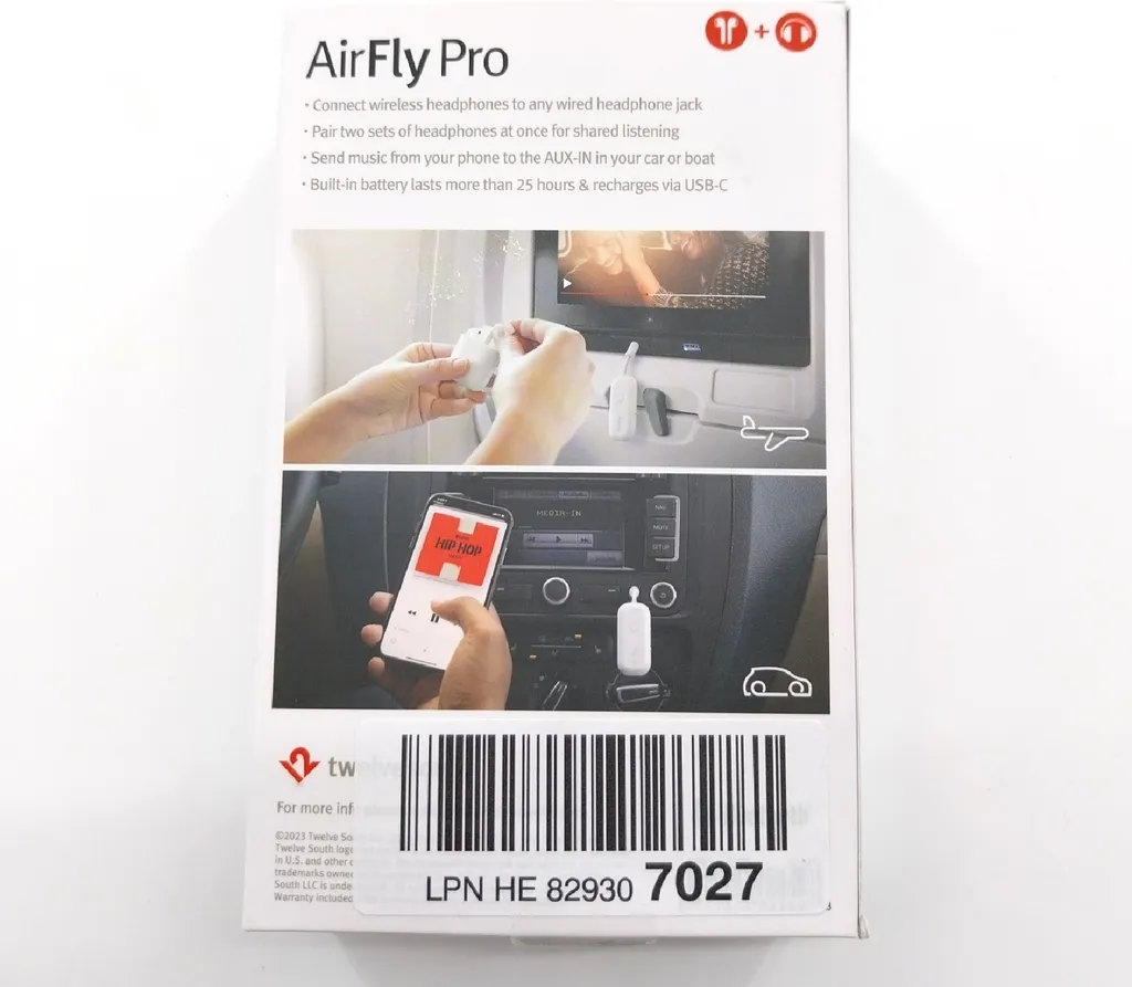 Twelve South AirFly Pro Bianco: L'Accessorio Bluetooth Indispensabile - 34