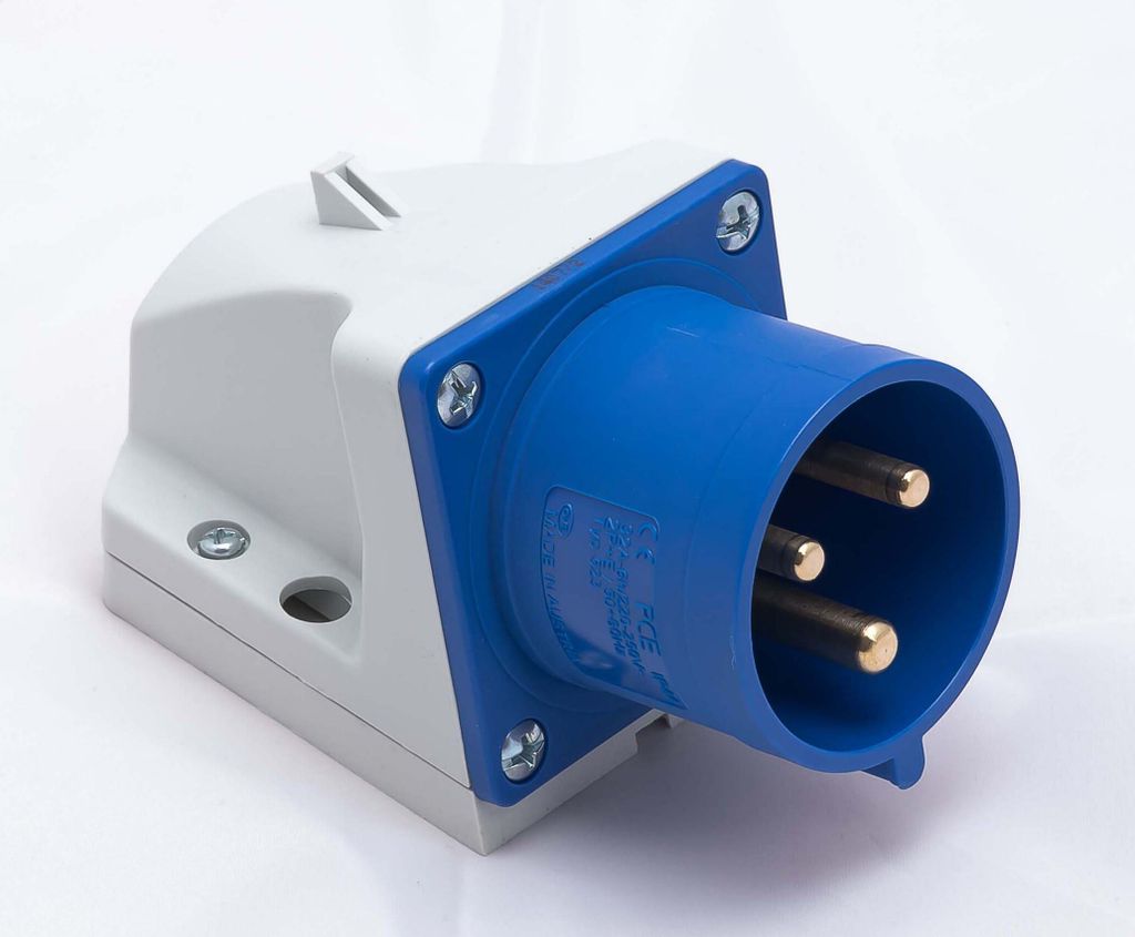 PCE CEE-Wandgerätestecker 32A 3p 6h IP44 Produktbild 