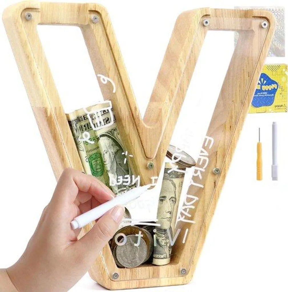Lettres en bois transparentes pour déco de fête enfant facile et chic
