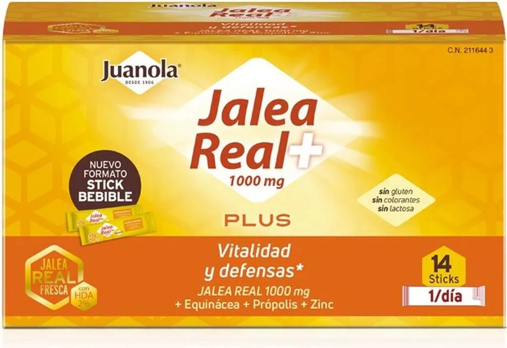 Juanola Jalea Plus 14 sticks riches en propolis pour tonus et énergie - 2