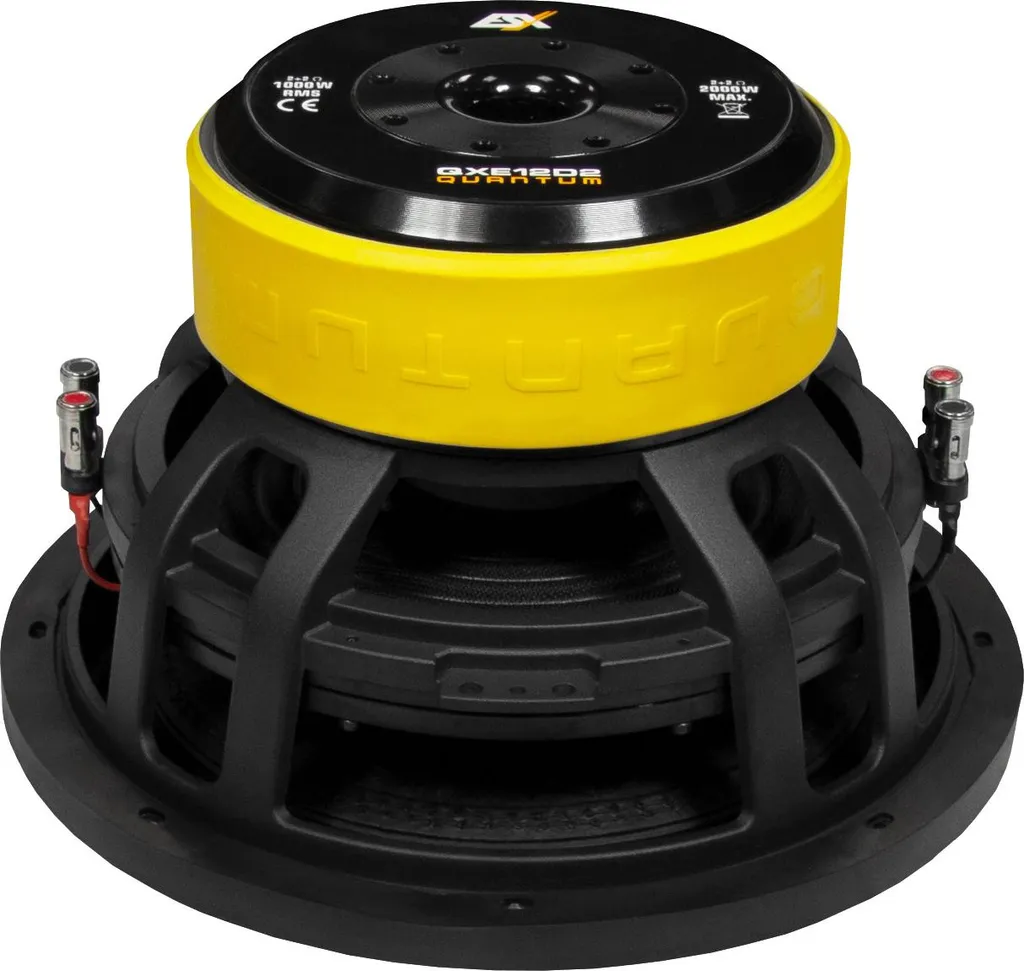 Subwoofer 30 cm ESX QUANTUM QXE12D2 - Double Aimant et 1600W Max Power