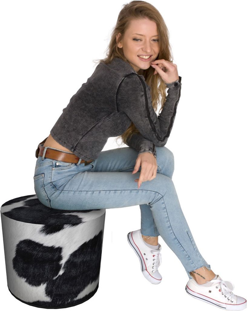 Sitzpouf - Sitzhocker »Kuh« PU28