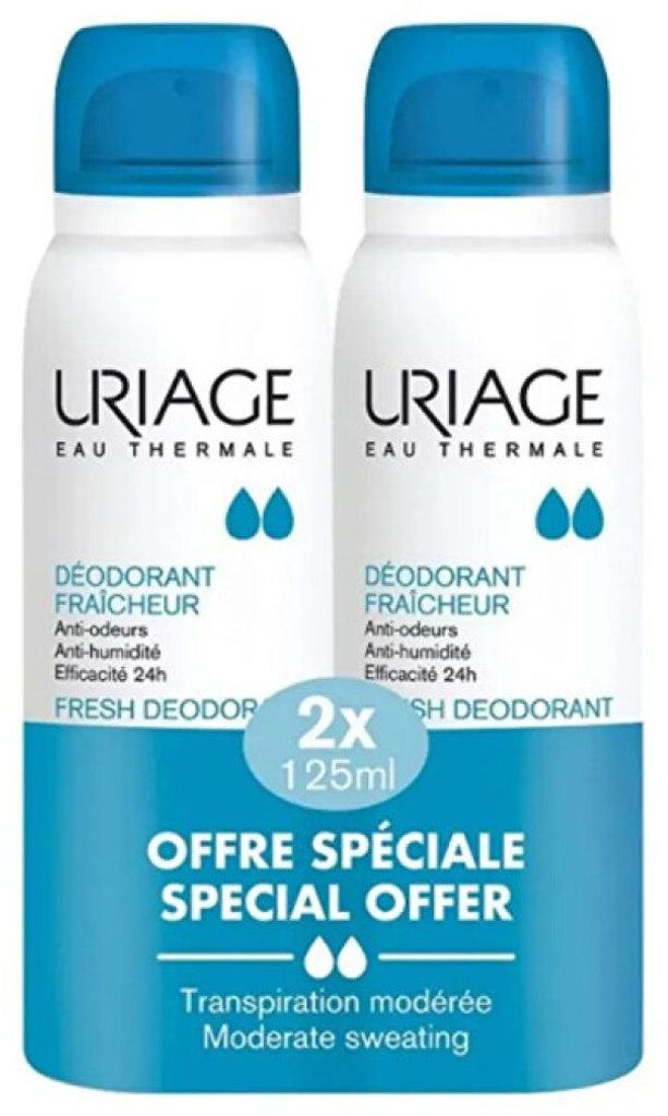 URIAGE dezodorant v spreji 125 ml - balenie 2 ks Obrázok produktu 