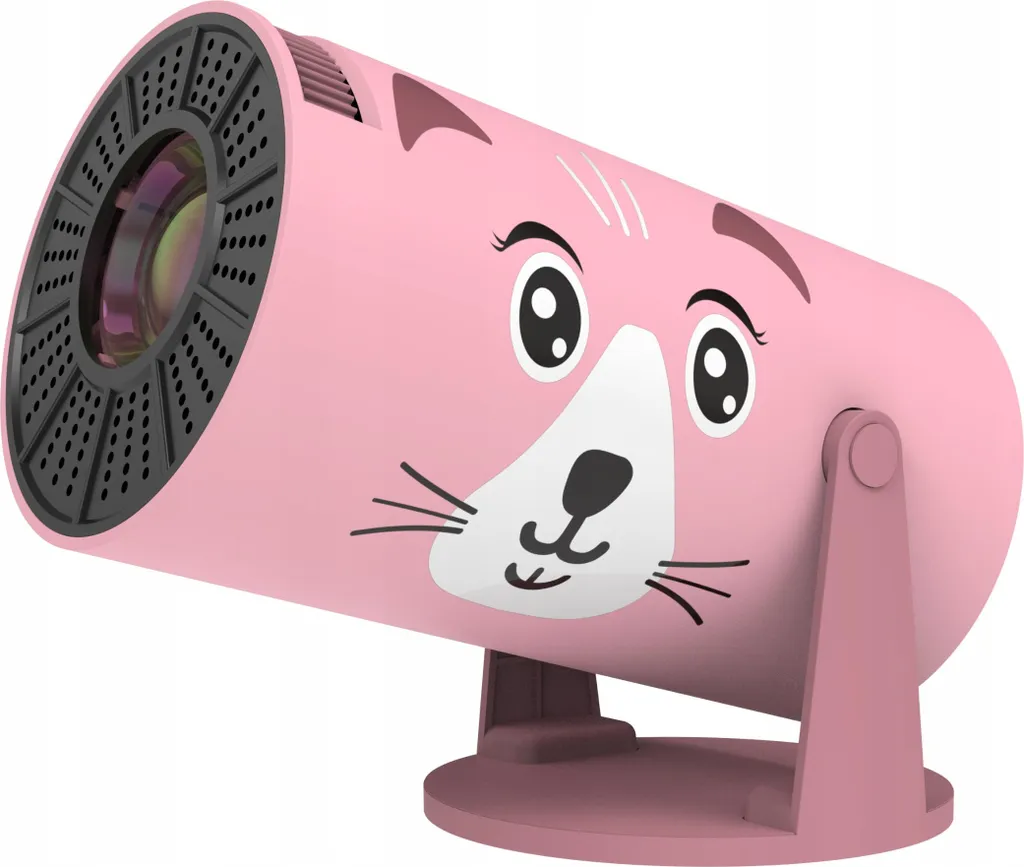 Proiettore Kiano Kid Gatto Rosa HD - Cinema Sicuro per Bambini 130"