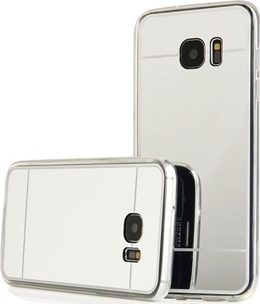 Glänzende Silberne Spiegelhülle für Samsung Galaxy S7 - Stylisch & Schutz KP19666