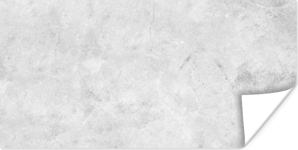 MuchoWow Poster Marmor - Textur - Grau - Marmoroptik 150x75 cm - ohne Rahmen