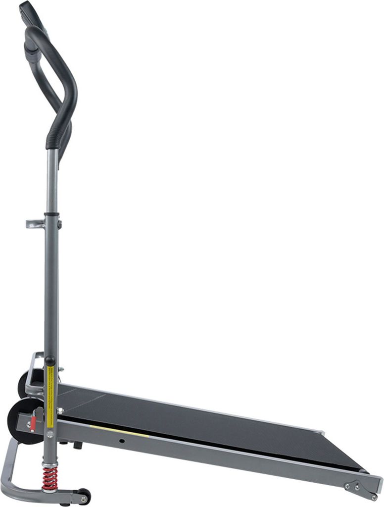95 x 52 x 124 cm - Klappbares mechanisches Laufband für Walking und leichtes Lauftraining zu Hause