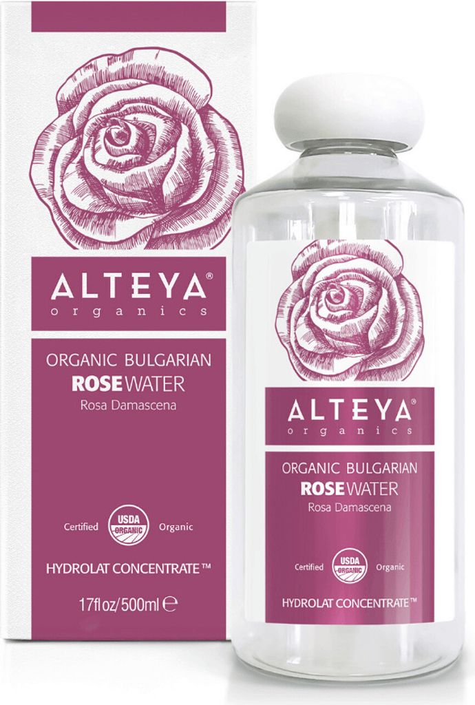 Bulgarisches Bio-Rosenwasser 500ml Produktbild 