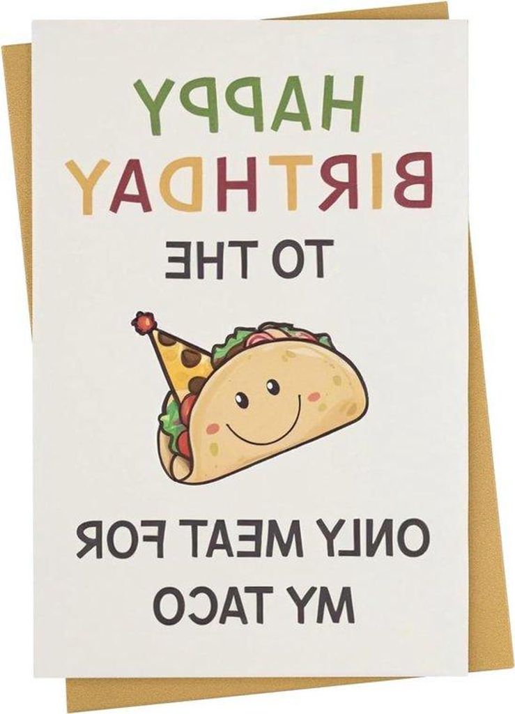 Taco-Geschenk für ihn/sie - Das einzig wahre Fleisch für meinen Taco