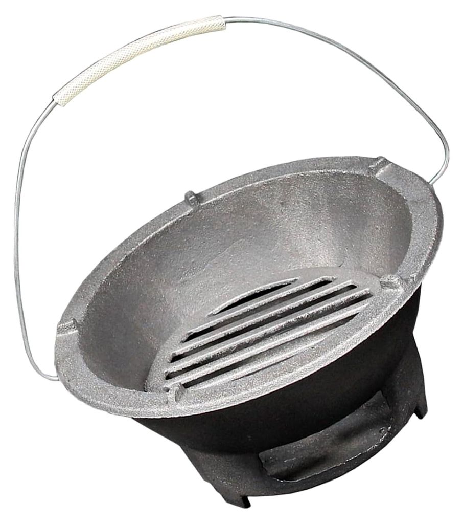 Robuster Grillofen aus Gusseisen 20 cm für den Außenbereich