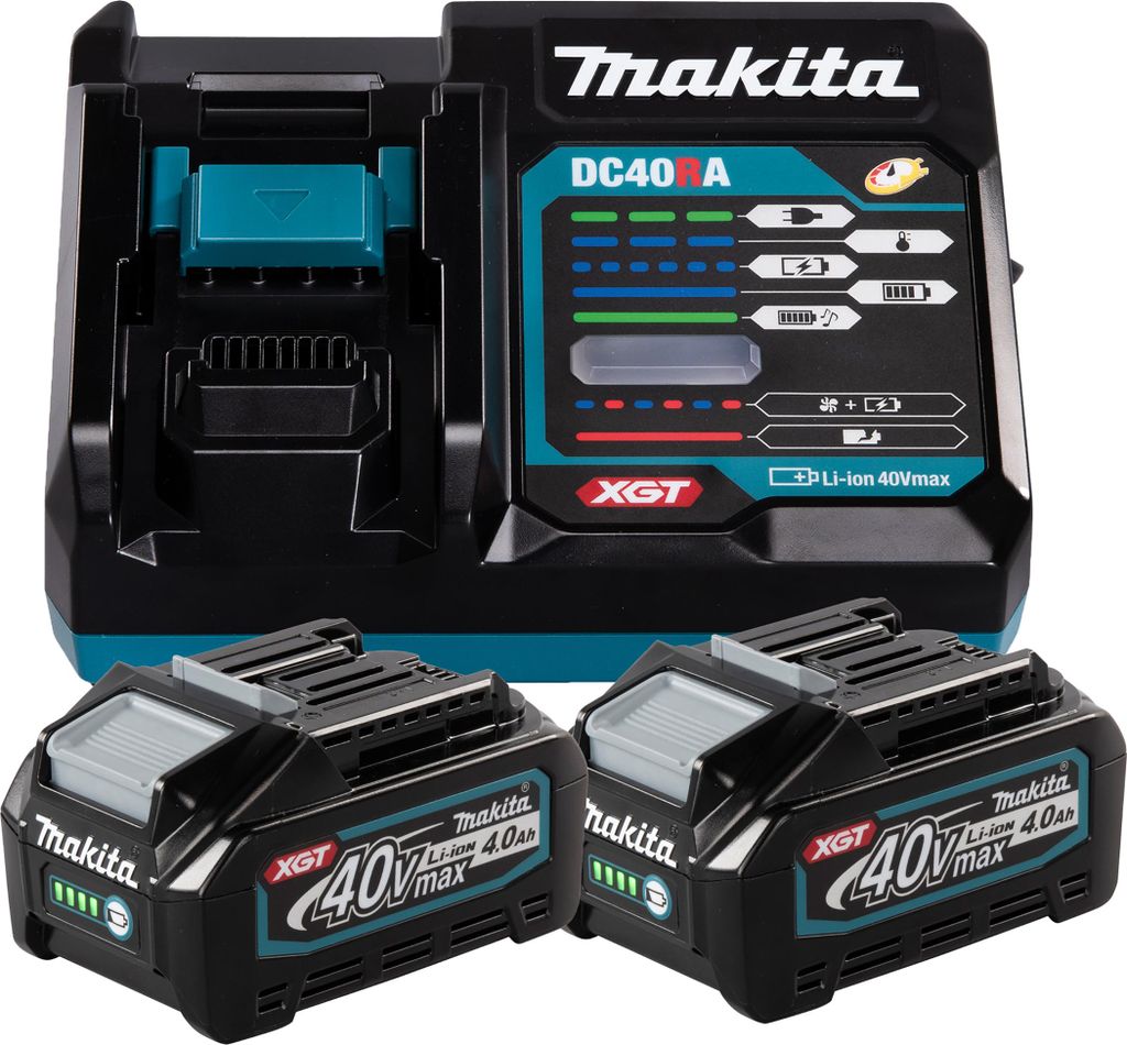 Makita 191L77-9, Batterie- & Ladegerät-Set, 4 Ah, 40 V, Produktbild 