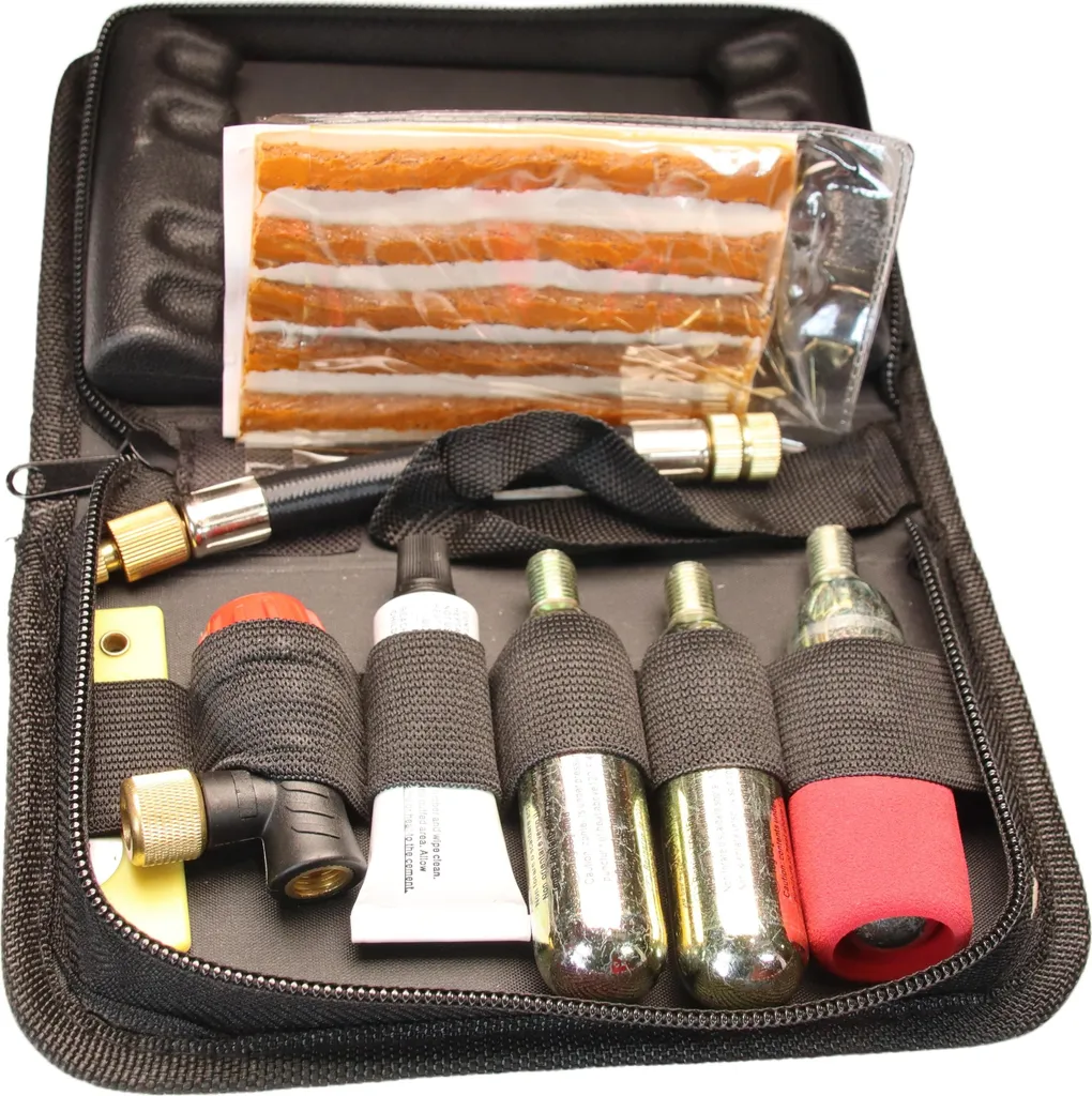 GIVI Kit de réparation de crevaison S450 pour pneus moto tubeless noir
