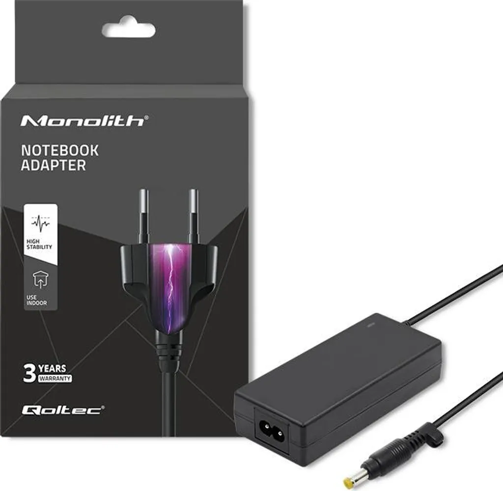 Caricabatterie Laptop 19V 2.1A 40W Qoltec per Sony Asus | 4.8*1.7mm