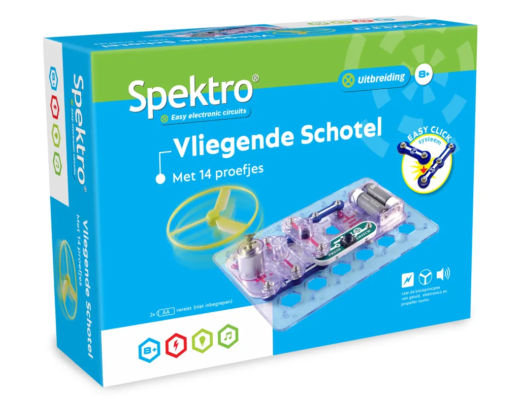 Apprendre l'Électronique Facilement avec Spektro Soucoupe Volante LED