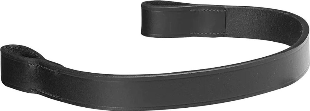 Velociti - Pferde-Stirnriemen "Rapida", Leder ER1621 (Full) (Schwarz)