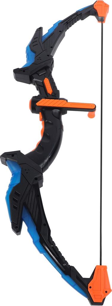 Kinder-Bogen-Saugnapf-Spielzeug, coole Beleuchtung, verbessert die Koordination, Outdoor-Bogenschießen-Spielset für Kinder, Blau