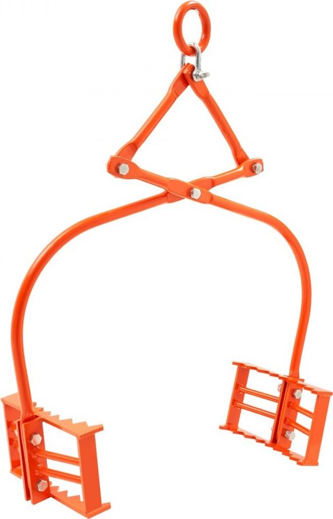 Profi Forstzange 500kg - 609mm Holzzange - Hebezange mit Holzgreifer - Schleppzange für effizientes Holzhandling