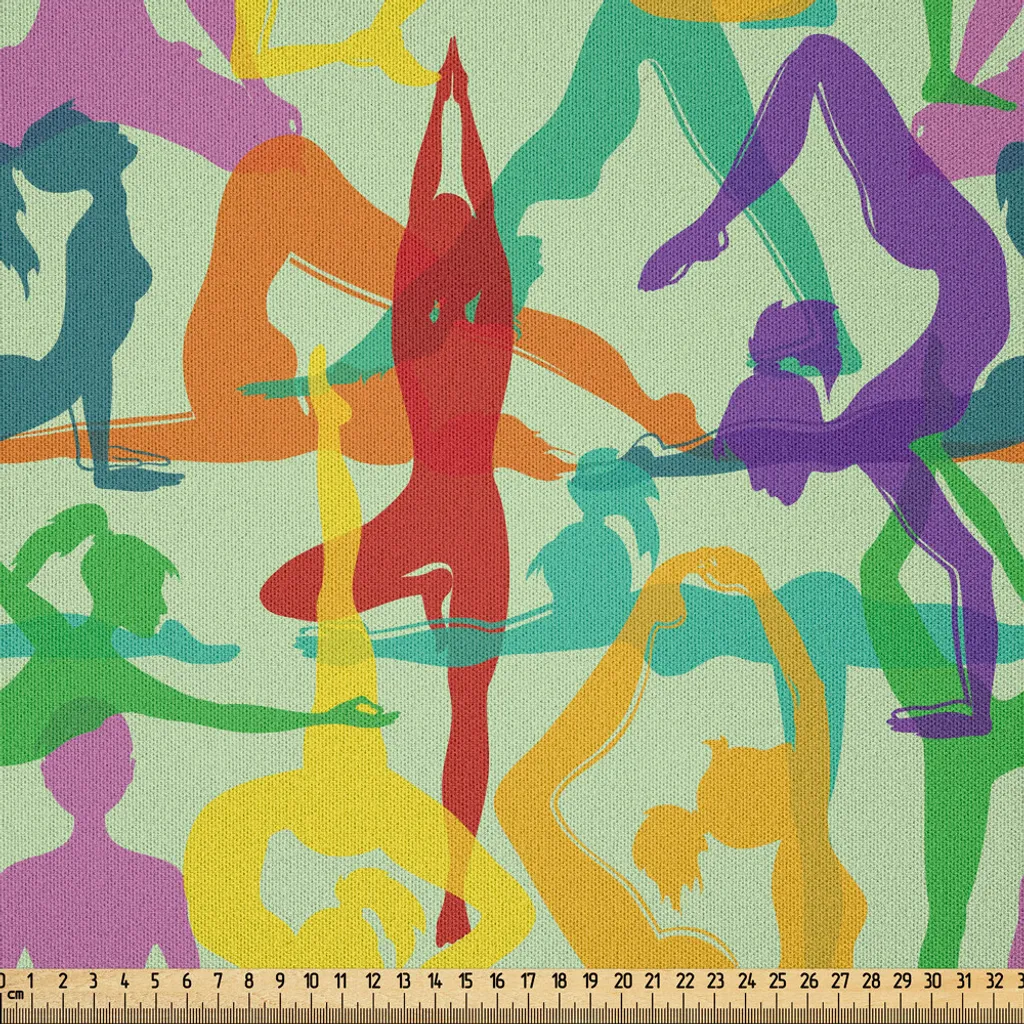 Tissu microfibre résistant pour yoga 10m facile à coudre et laver