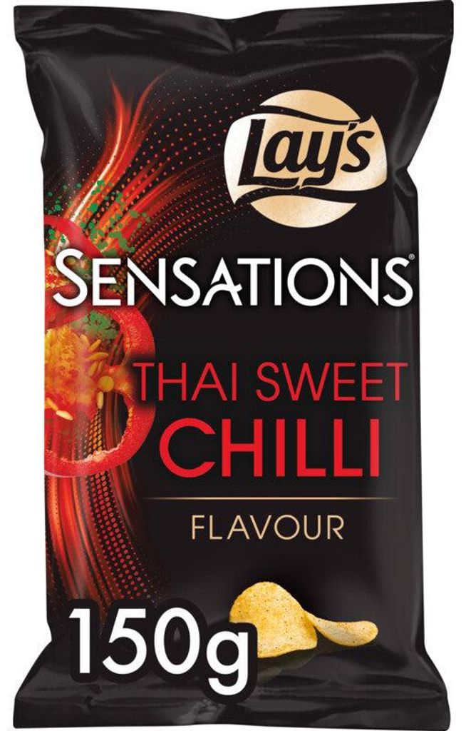 Lay's Sensations Thai Sweet Chilli Chips, 150g - snack Immagine del prodotto 