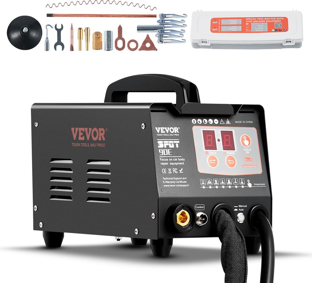 Spotter per ammaccature VEVOR, 3kW, kit per la riparazione Immagine del prodotto 