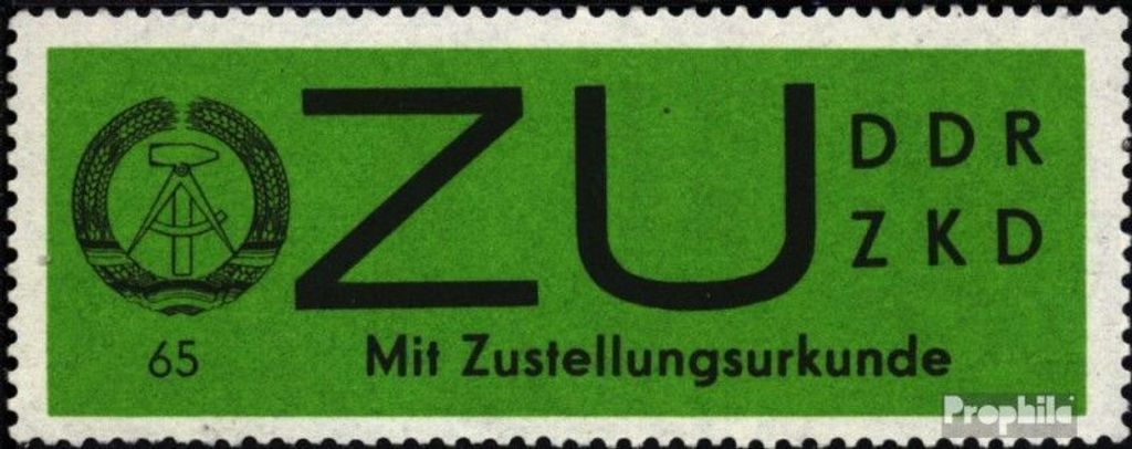 Briefmarken DDR 1965 Mi DE2x (kompl.Ausg.), gewöhnliches Papier postfrisch Staatswappen