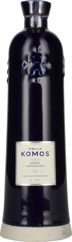 KOMOS Tequila Añejo Cristalino 100% de Agave Azul 40% Vol. 0,7l