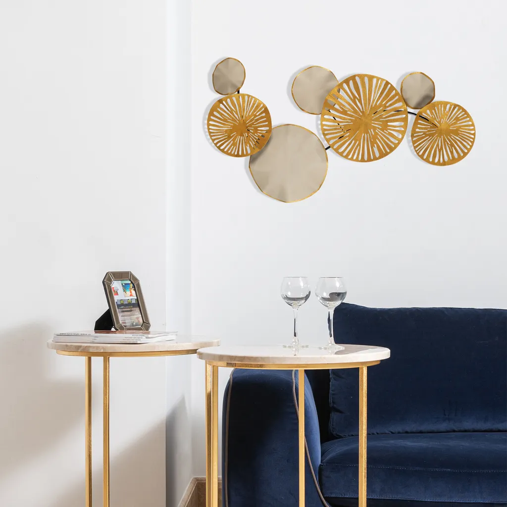 Wallity Astrid-ENZ1198 Metallo Colorato | Decorazione Parete 79x35cm