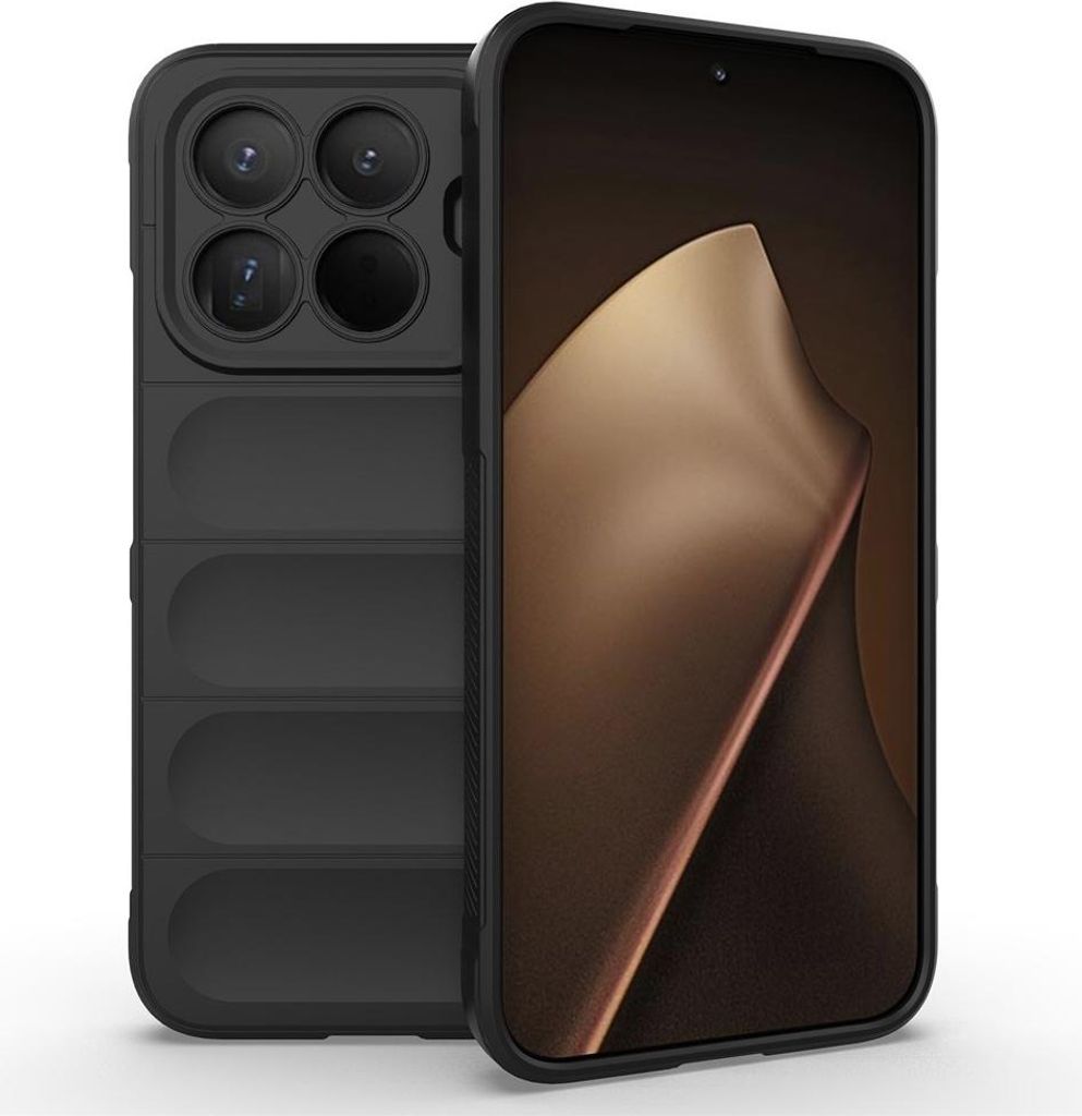 Xiaomi 15T Pro Hülle - Coverup Hands-On Rugged Back Cover - Schwarz