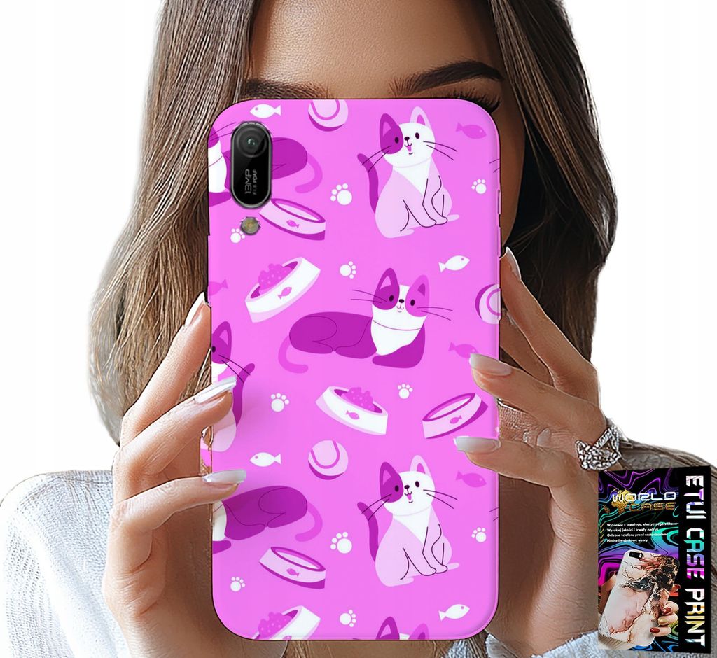 Fall Für Huawei Y6 2019 - Liebe Katze, Designs Mit Katzen Katzen, Abdeckung