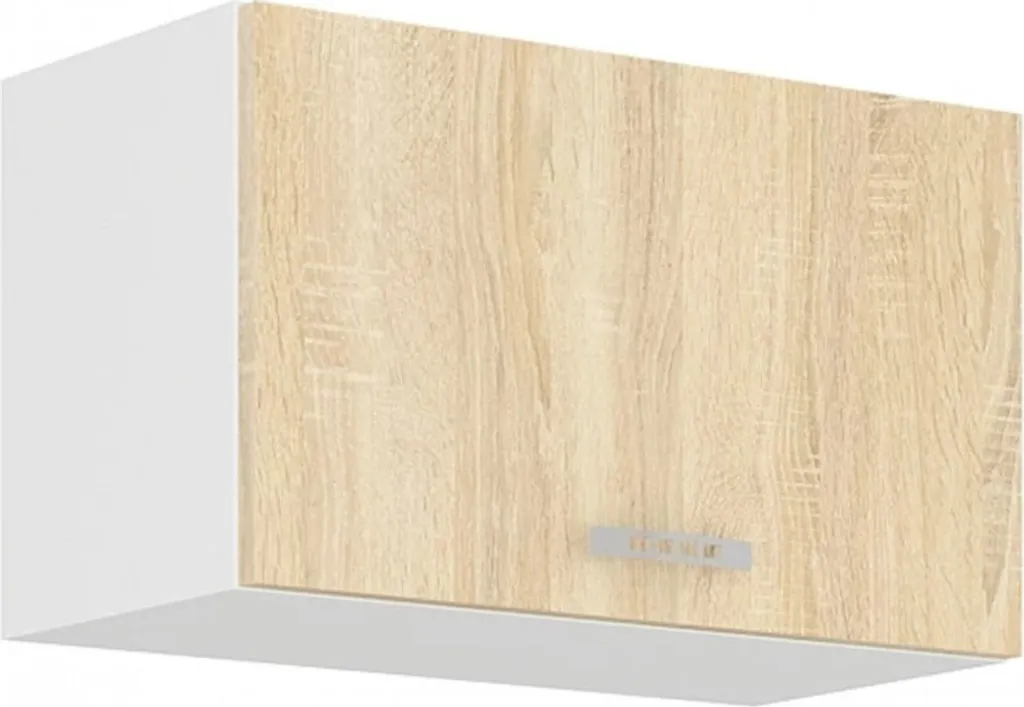 Armoire pour hotte aspirante SABRYA 60 cm chêne sonoma et blanc
