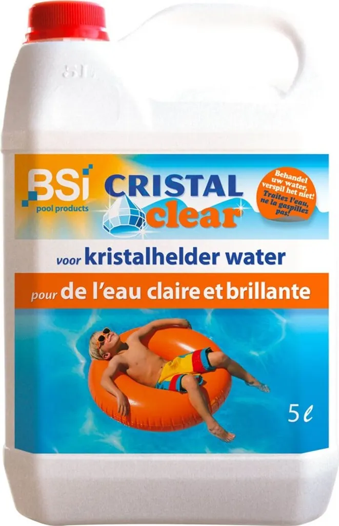 Éliminer le Calcaire Piscine avec BSI Cristal Clear 5L Anti-Eau Trouble