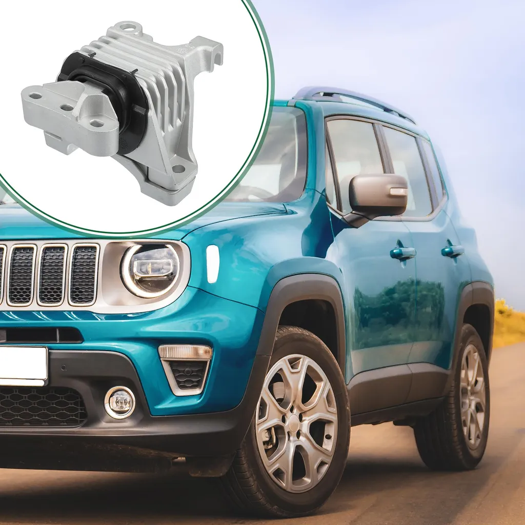 Silentbloc et Support Moteur en Aluminium pour Jeep Cherokee 2.4L Argent