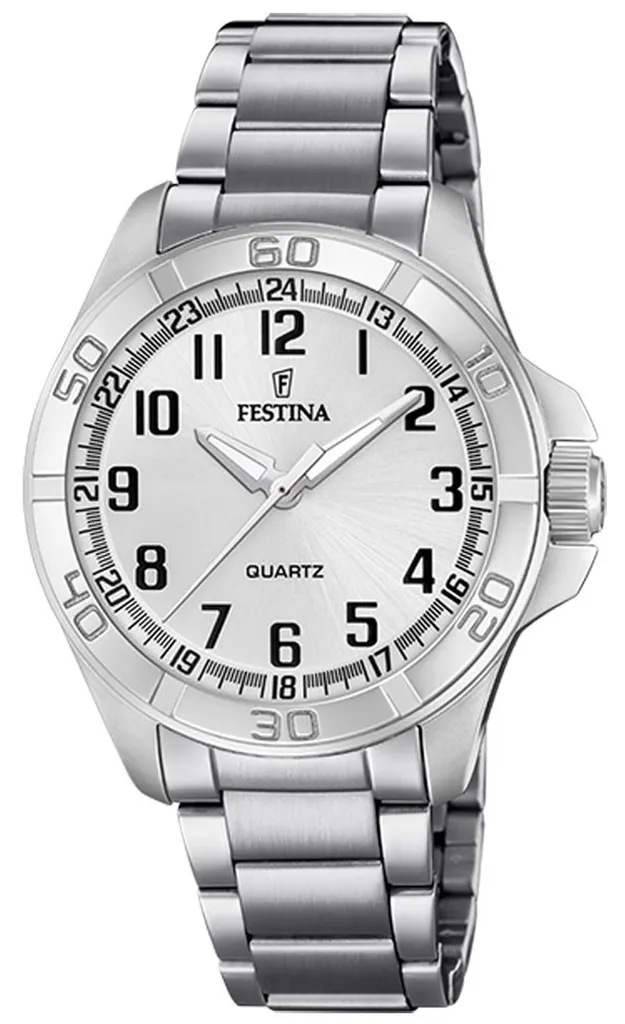 Festina F20434/3 Montre Chronographe Étanche 100m avec Cadran Solaire