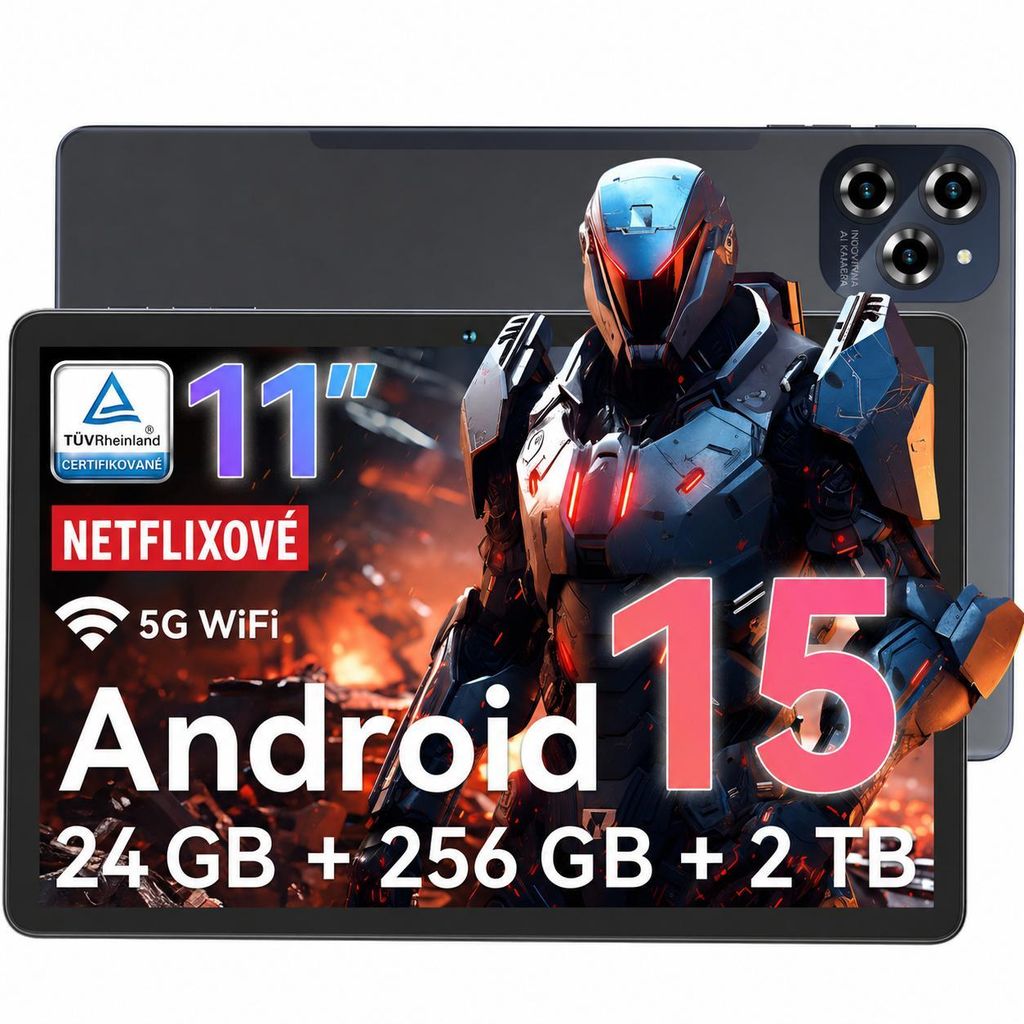 TABWEE 2026 W90 11" tablet s Androidom 15 [aktualizácia na Obrázok produktu 