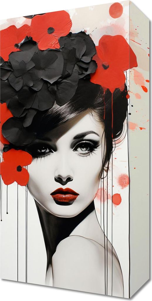 Bild 20x40cm Blumenpassion