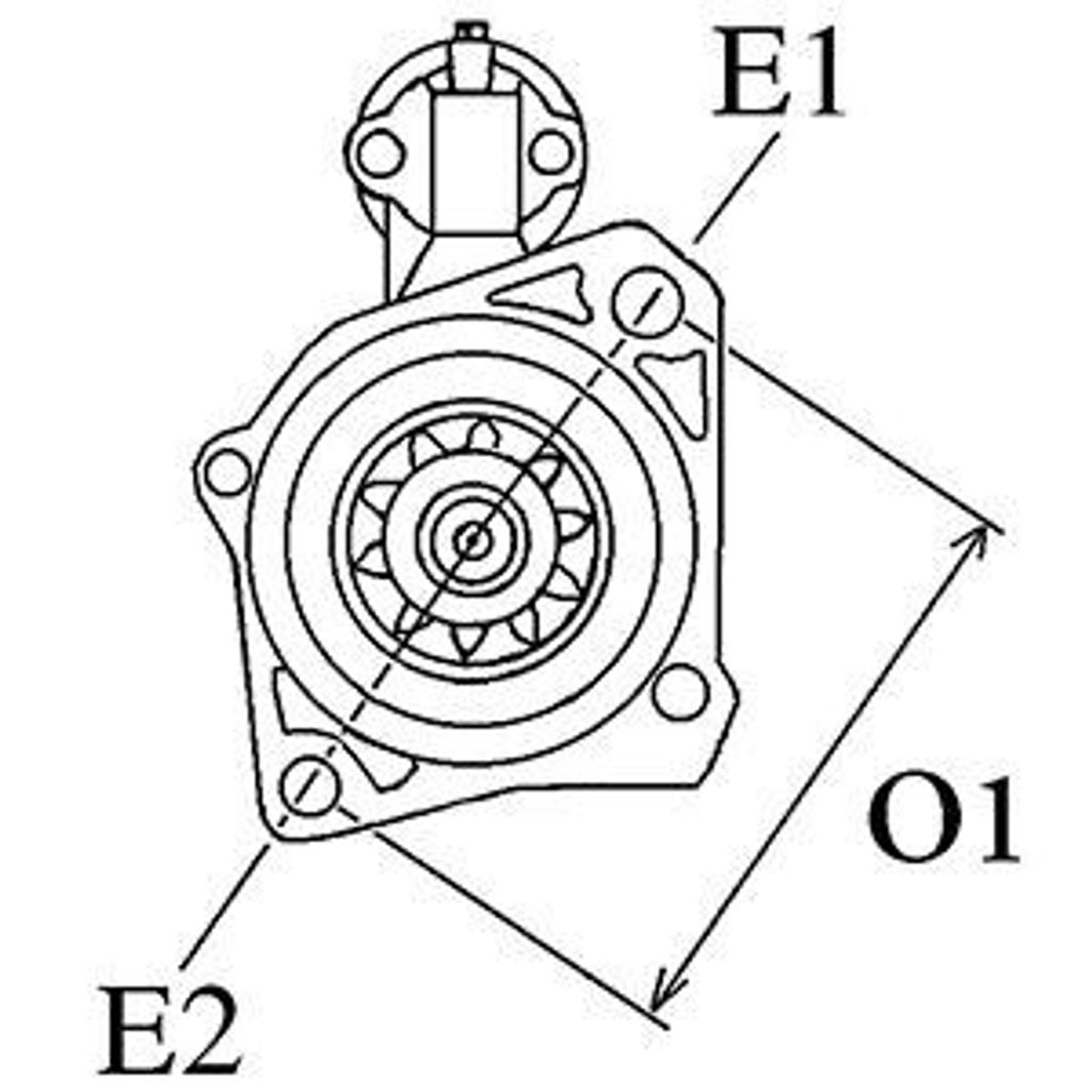 HC-Cargo 111995 Starter Anlasser 2,0kW für VW PASSAT Variant (3B6) 12V