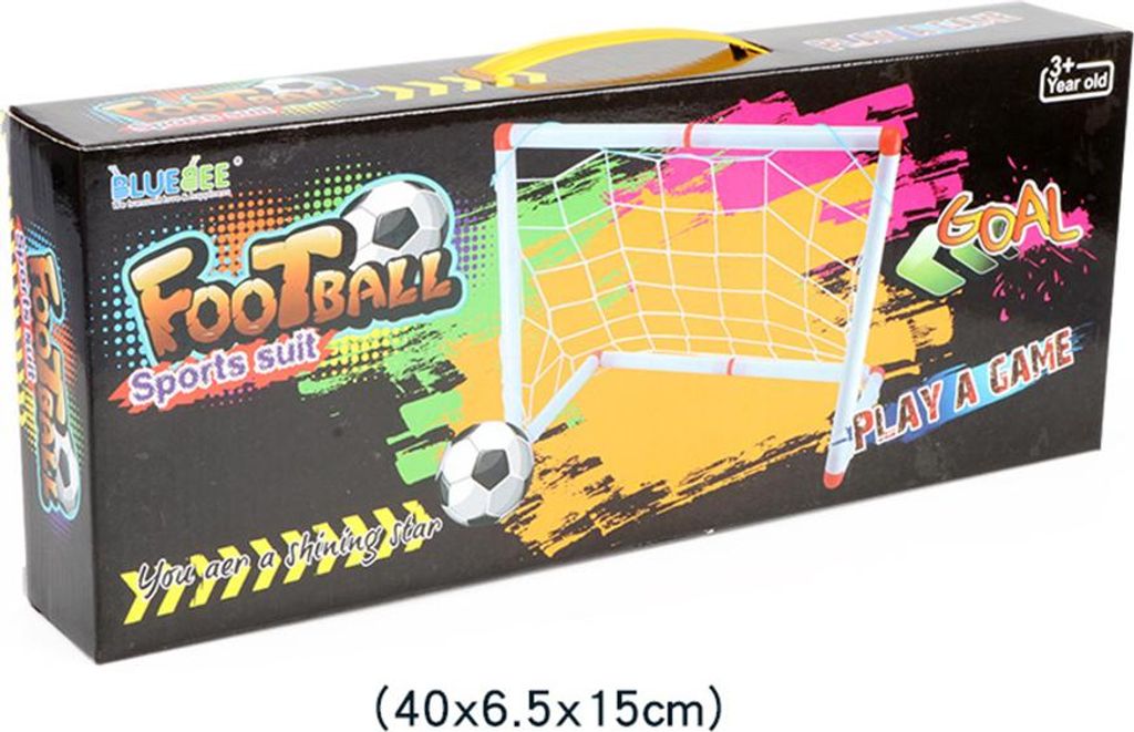 Fußballtor 50cm, Komplettset (Netz + Ball + Pumpe), für drinnen/draußen, Bestellung: 56cm