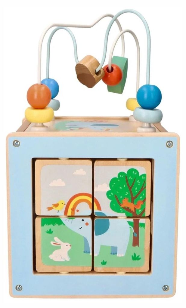 Lelin Vzdelávacia hračka 10350 Drevená hračka Activity Cube Obrázok produktu 