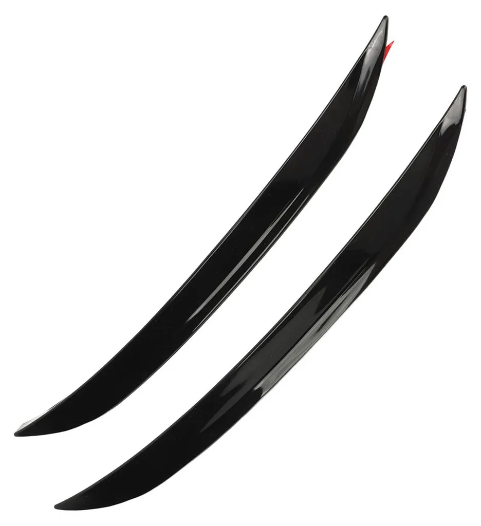Moulure évasée d'aile de voiture 33.5cm finition noir laqué
